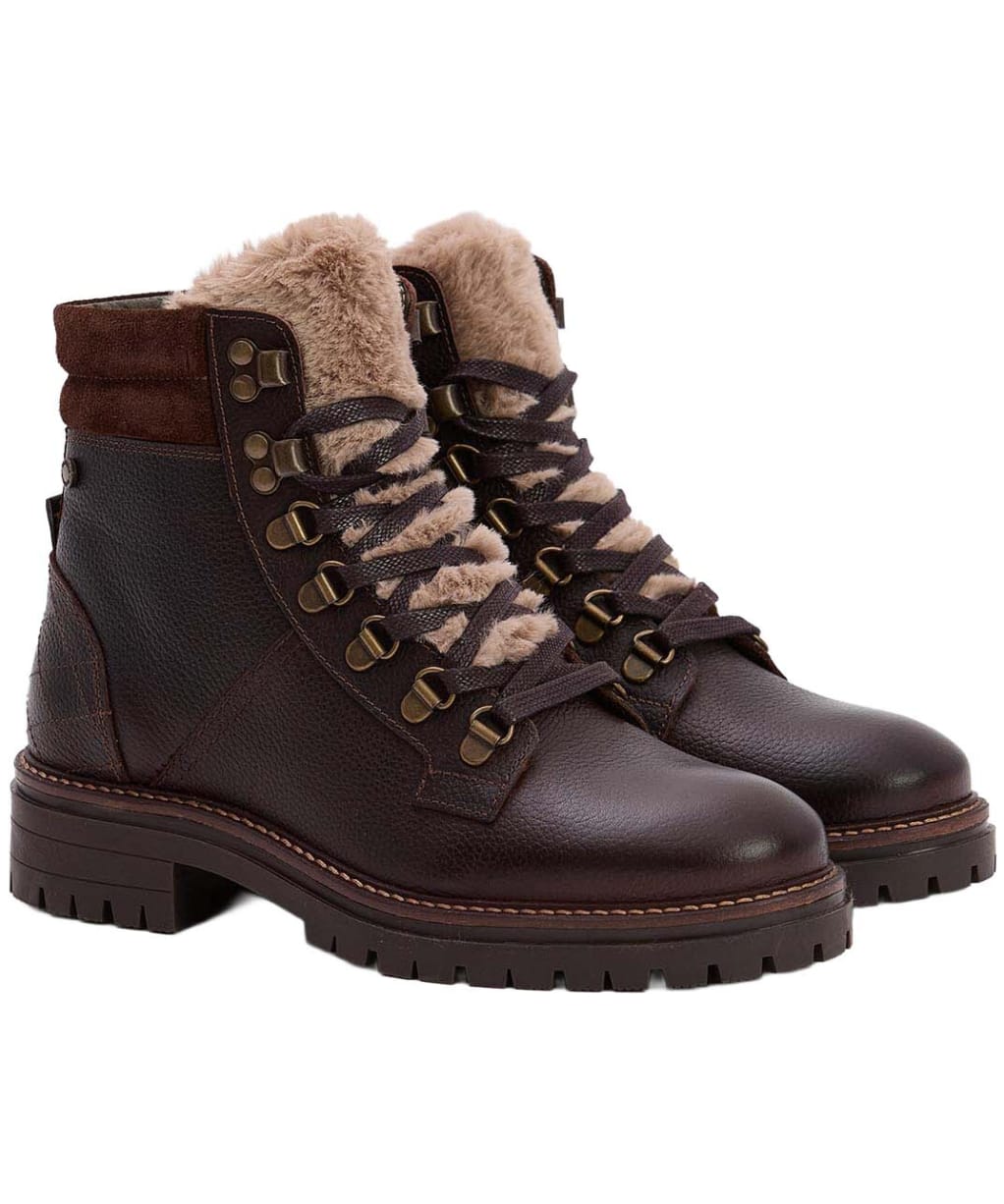 Women's Barbour Bamburgh Hiking Style Boots - Brown