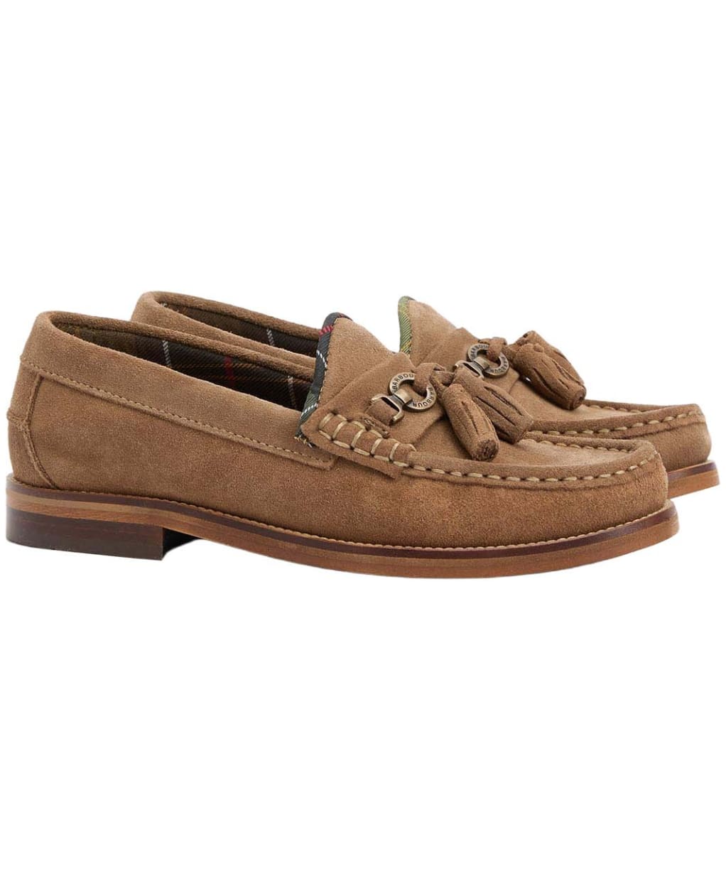Women's Barbour Jen Loafers - Taupe Suede