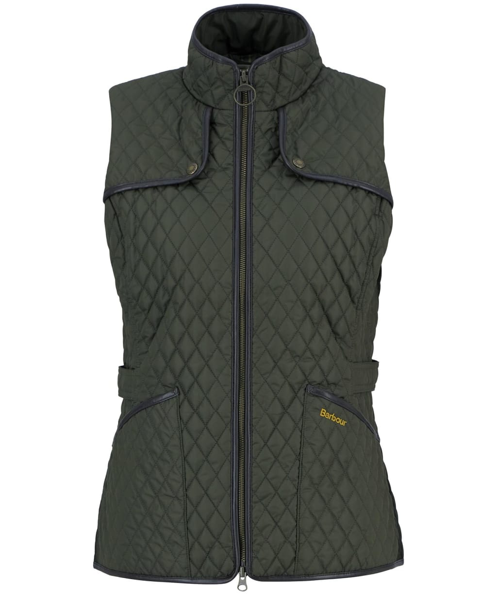 Women's Barbour Dahlia Quilted Gilet - Olive