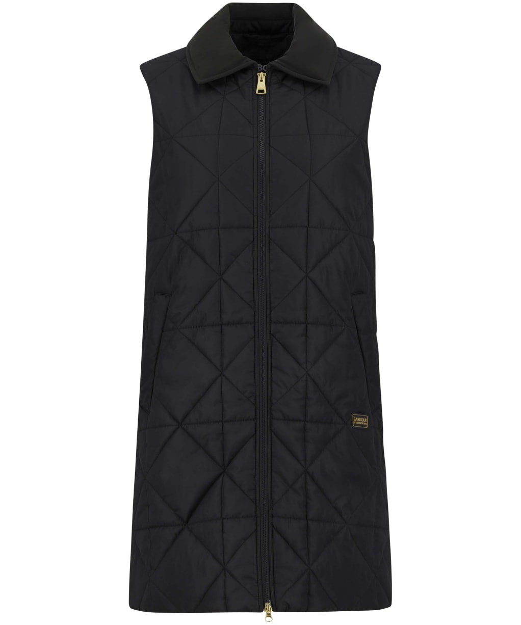 Women's Barbour International Reno Quilted Gilet - Black