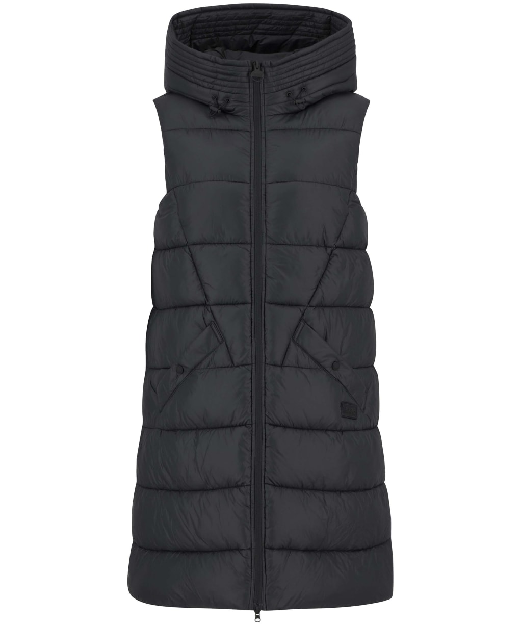 Women's Barbour International Cecilla Puffer Gilet - Black