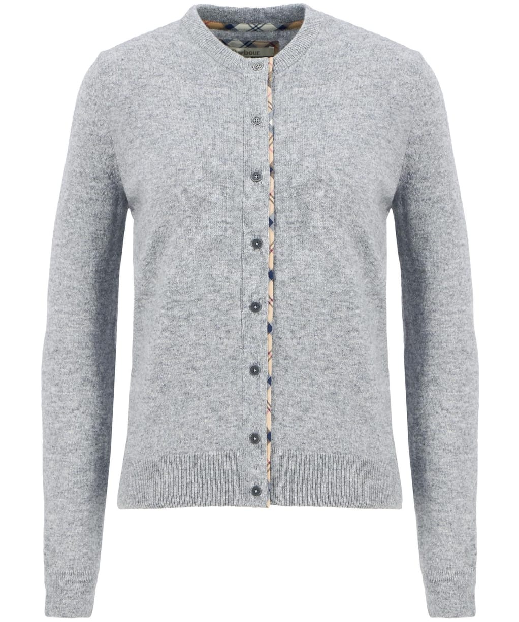 Women’s Barbour Pendle Cardigan - Grey Marl / Hessian
