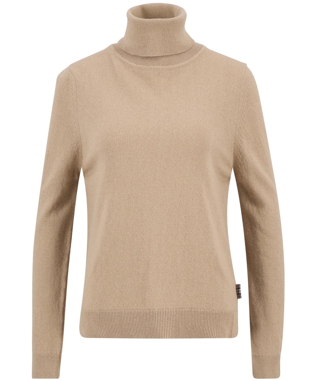 Women’s Barbour Pendle Roll Collar Sweater - Pale Camel / Hessian