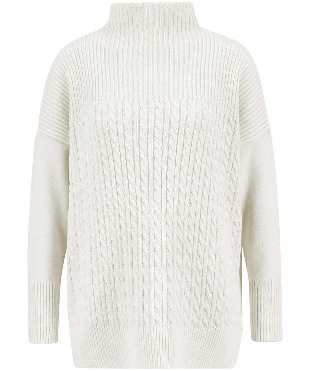 Women’s Barbour Stitch Guernsey Cape Jumper - Ecru