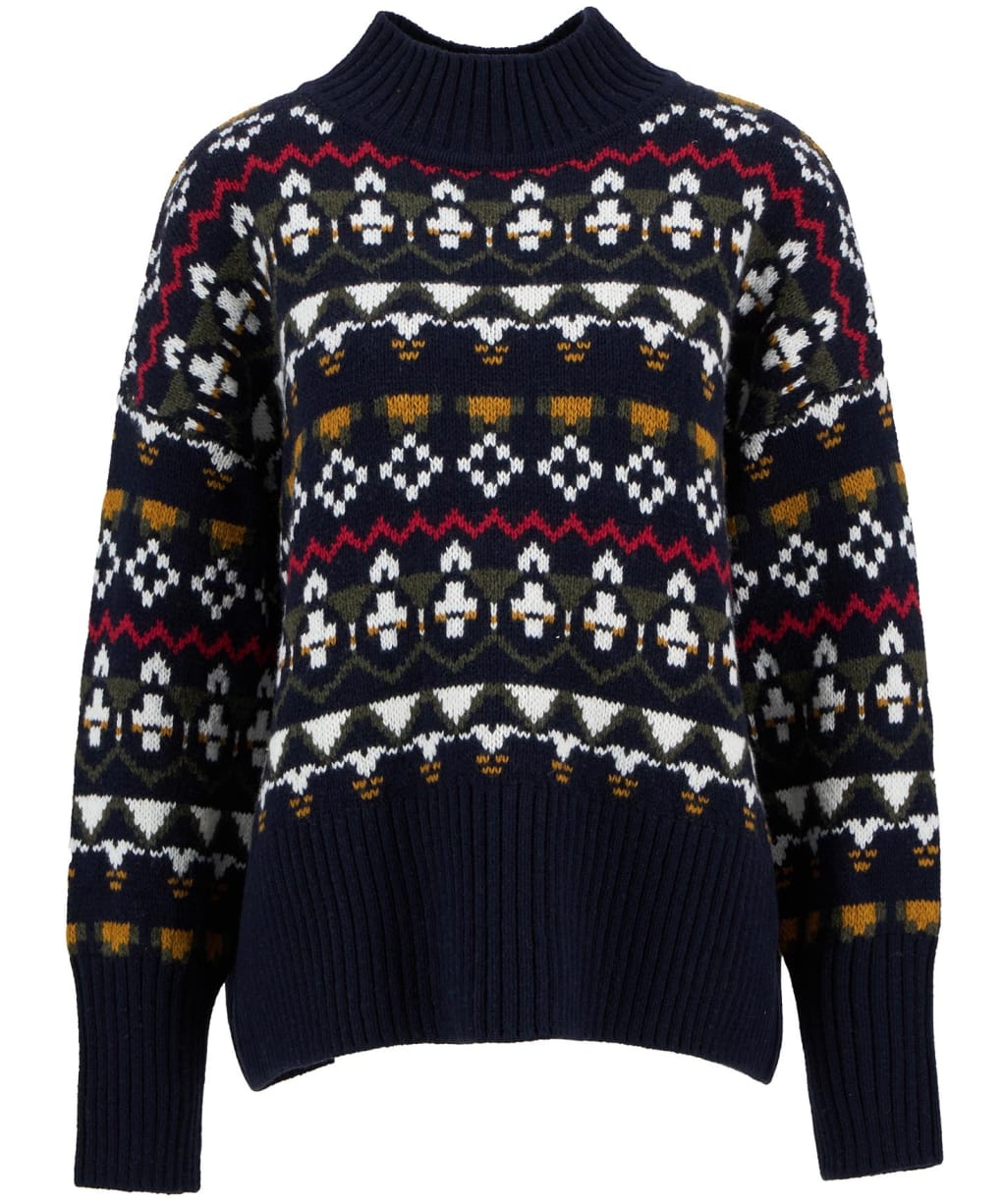 Women's Barbour Larisa Knitted Jumper - Navy