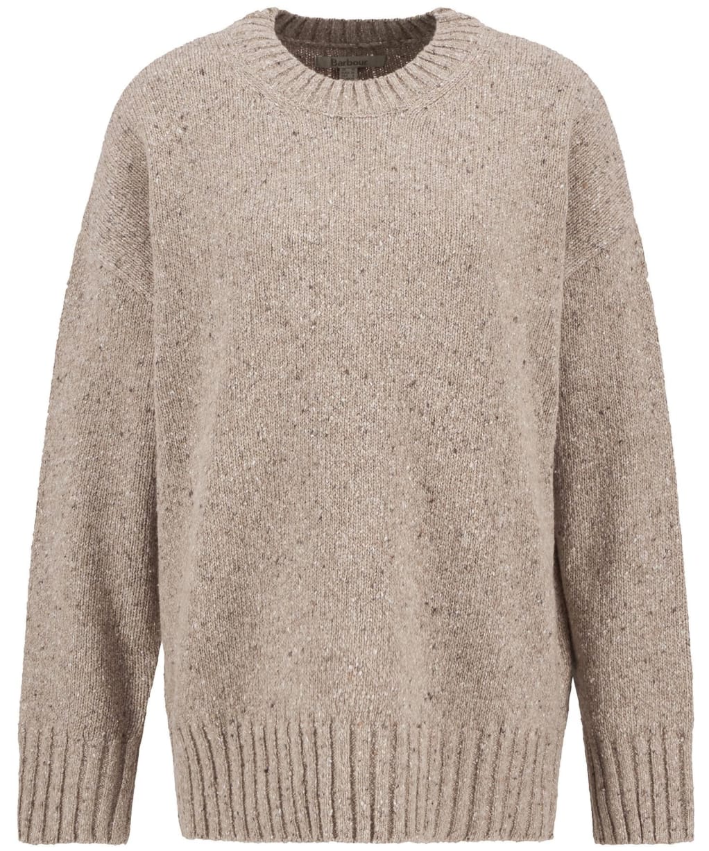 Women's Barbour Lavensdale Crew Knitted Jumper - LIGHT HONEY