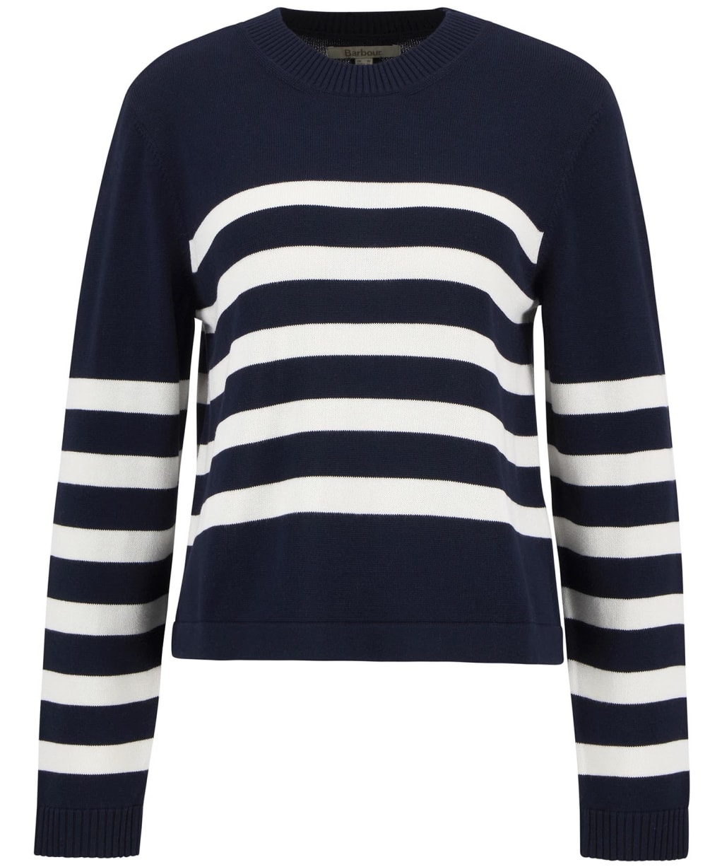 Women's Barbour Demi Knitted Jumper - Dark Navy Stripe