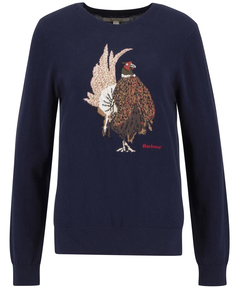 Women's Barbour Homeswood Knitted Jumper - Navy