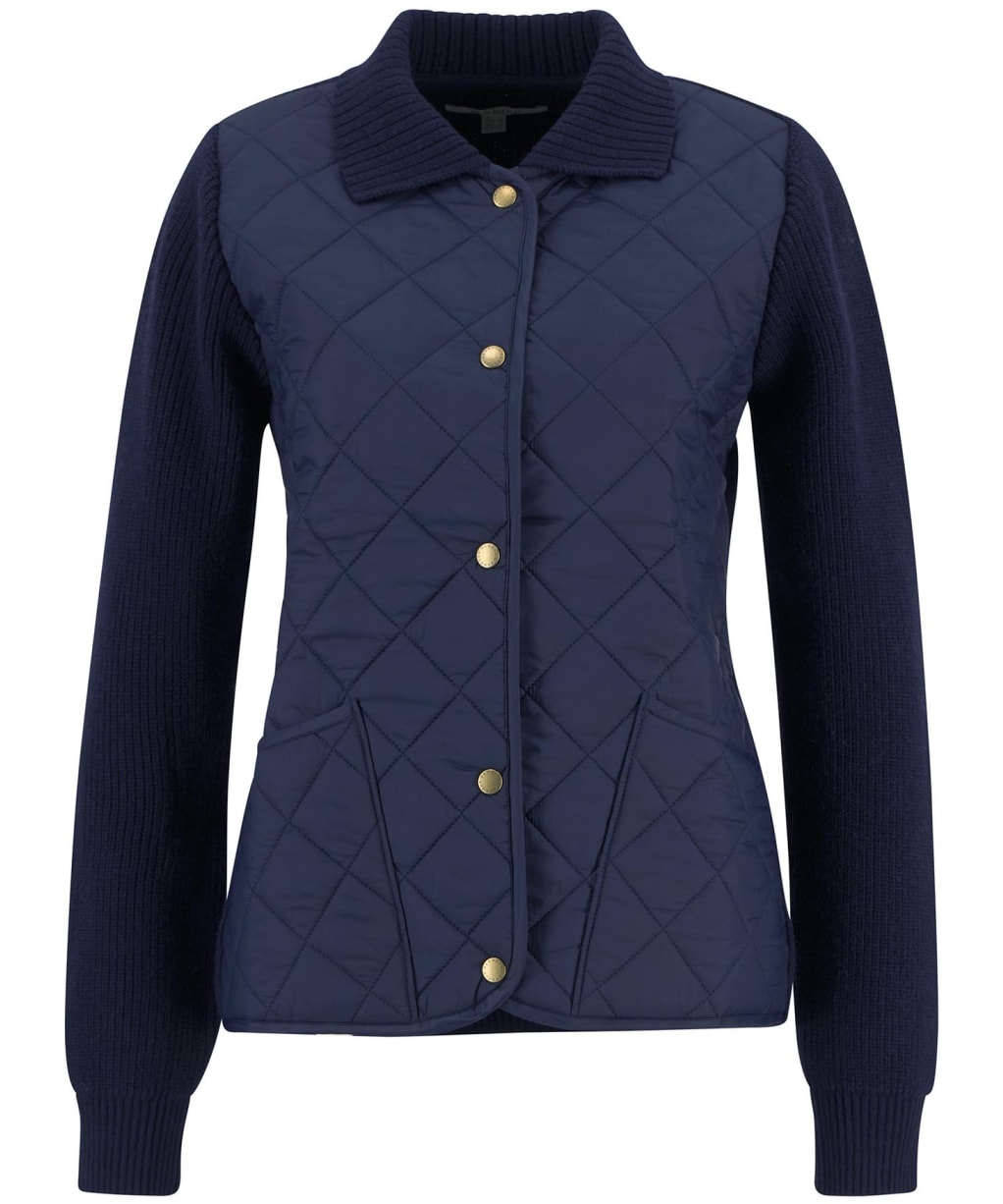Women's Barbour Allendale Knitted Cardigan - Navy