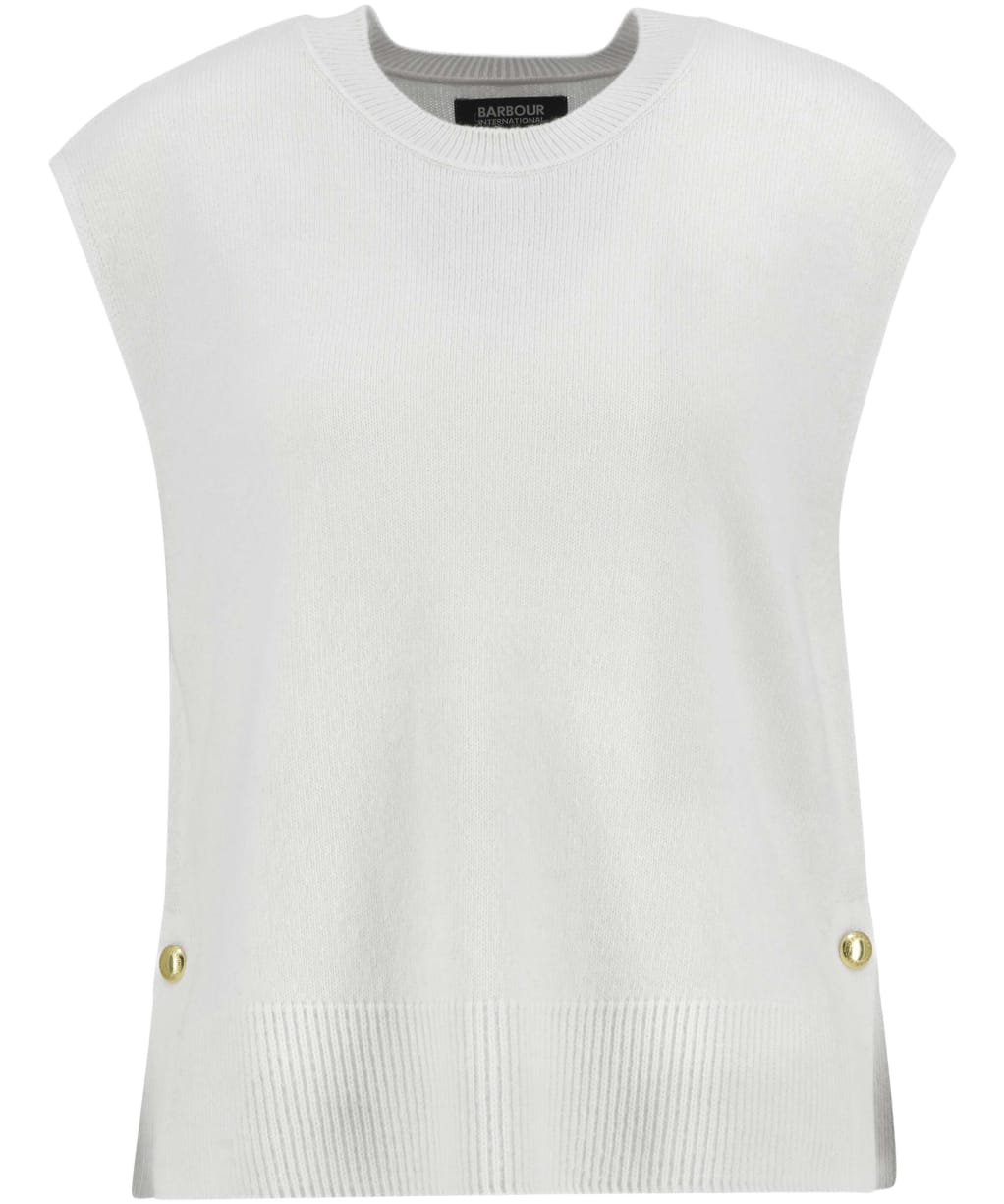 Women's Barbour International Lana Knitted Vest - Off White