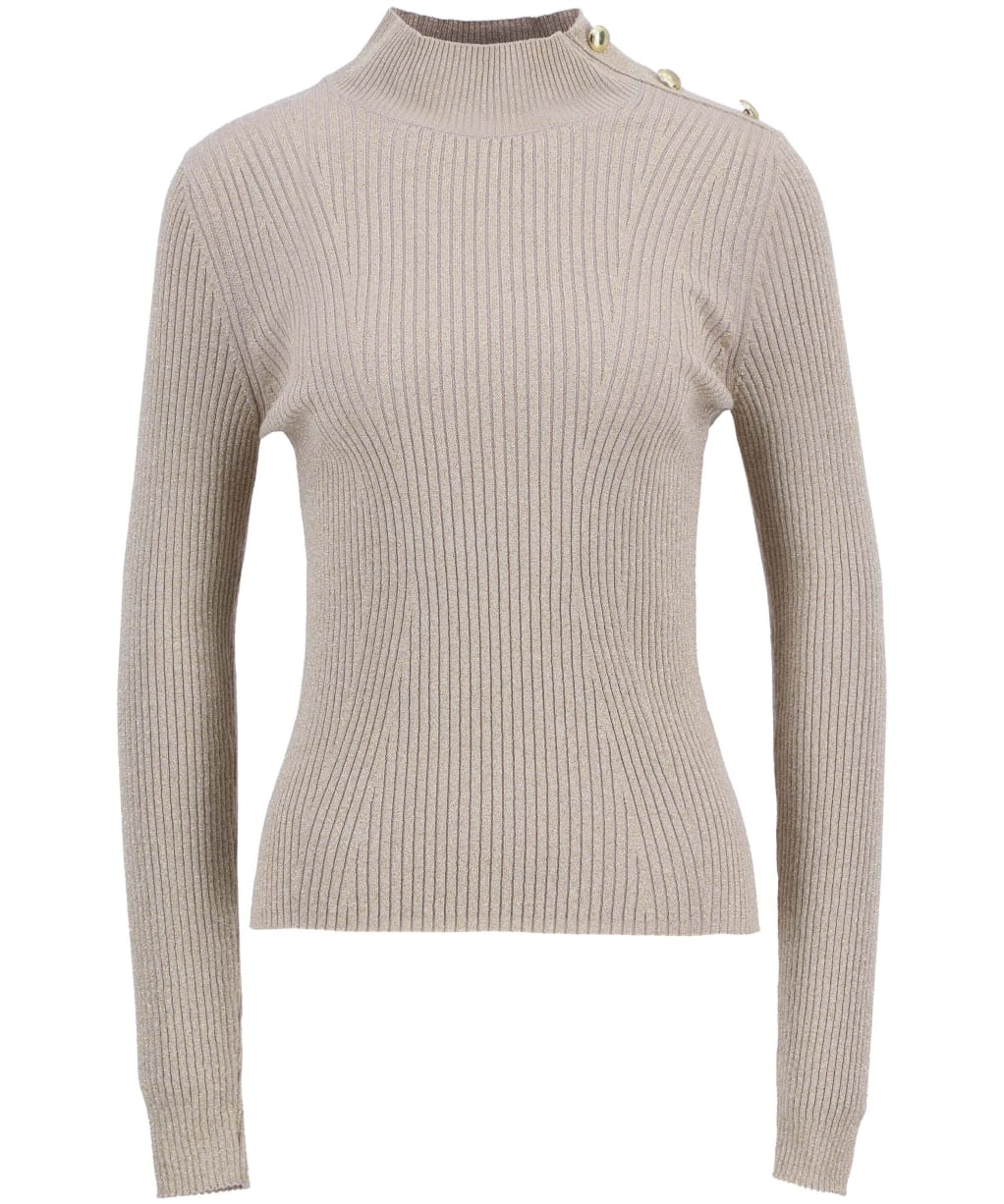 Women's Barbour International Stella Knitted Jumper - Oat