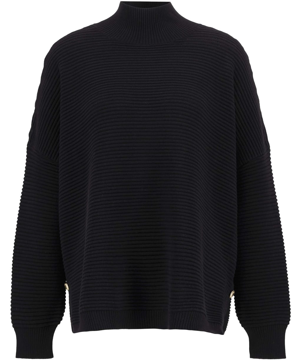Women's Barbour International Kaia Knitted Jumper - Black