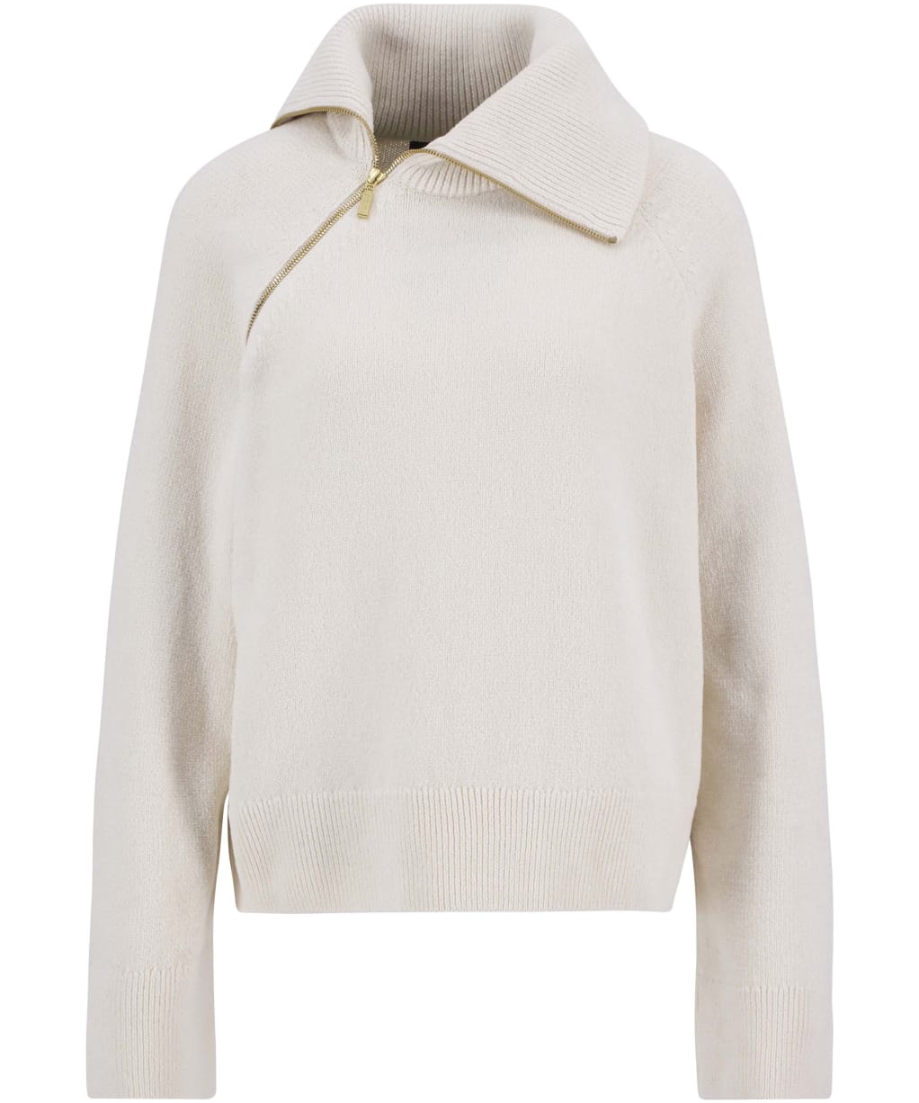 Women's Barbour International Saskia Knitted Jumper - Off White