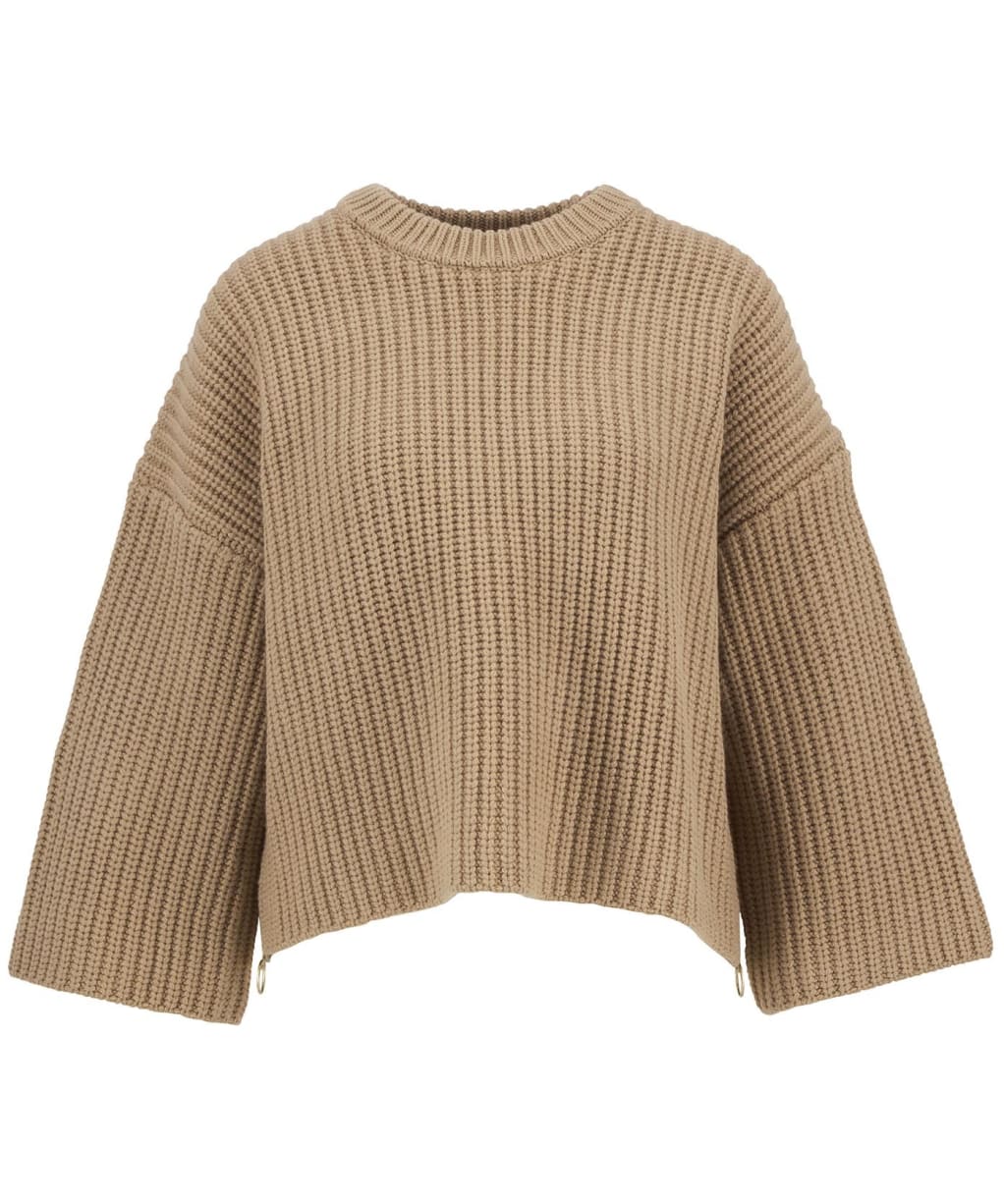 Women's Barbour Lilian Knitted Jumper - Military Brown