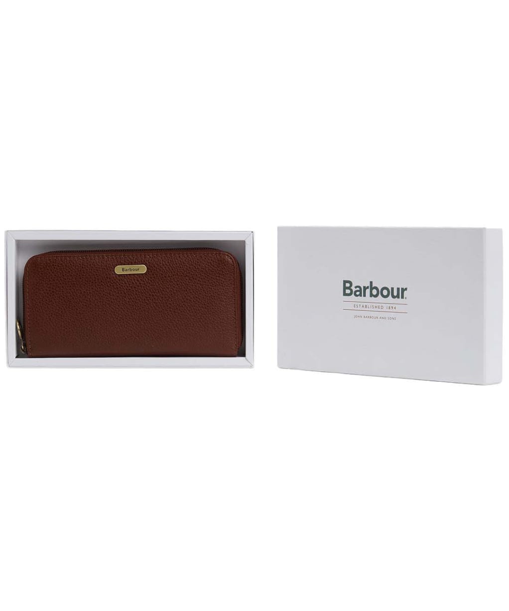 Women's Barbour Birch Leather Matinee Purse - Brown