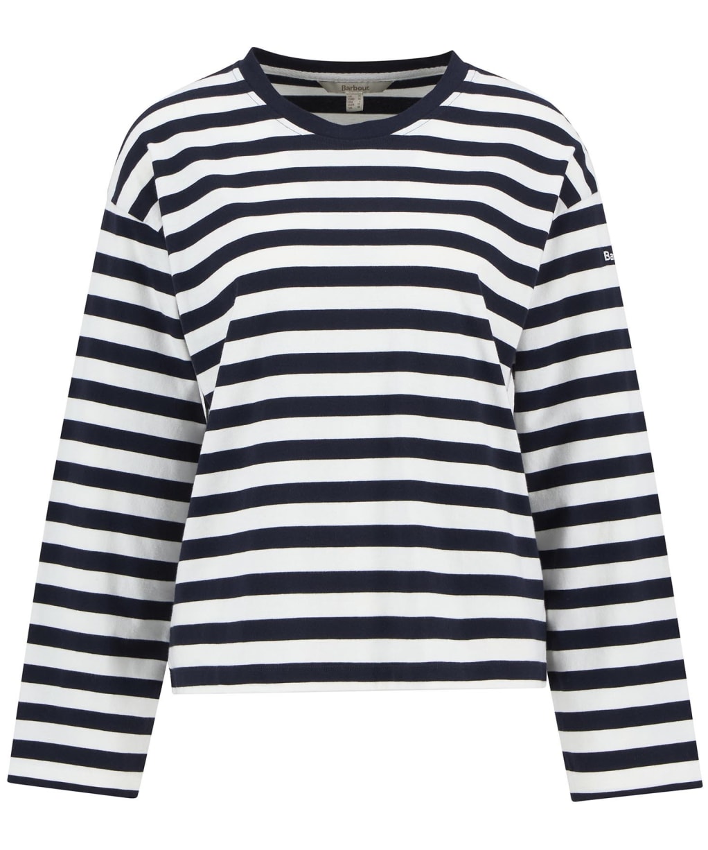 Women's Barbour Bede Oversized Top - Navy