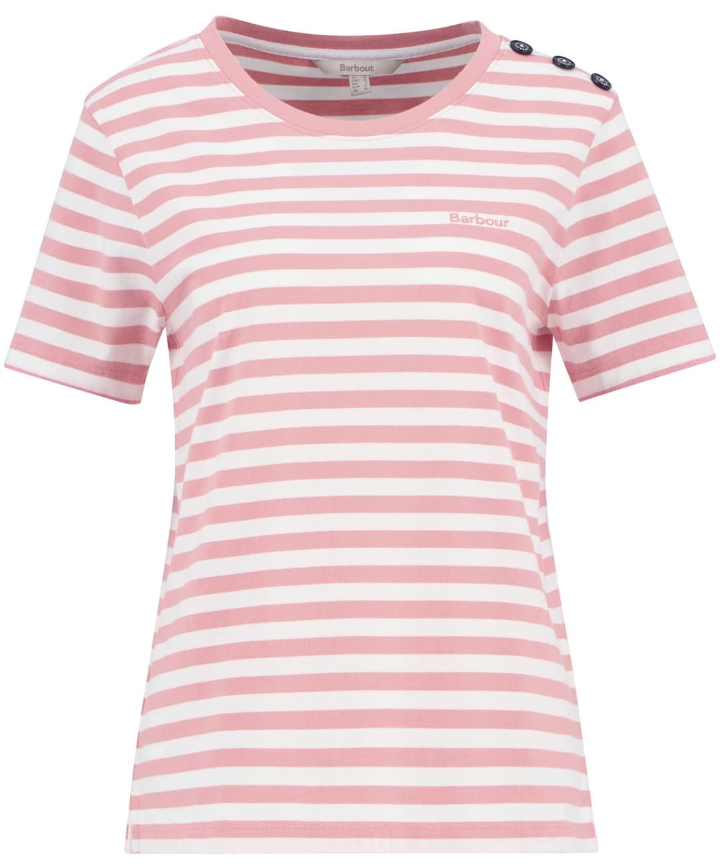 Women's Barbour Ferryside Top - Coral Stripe