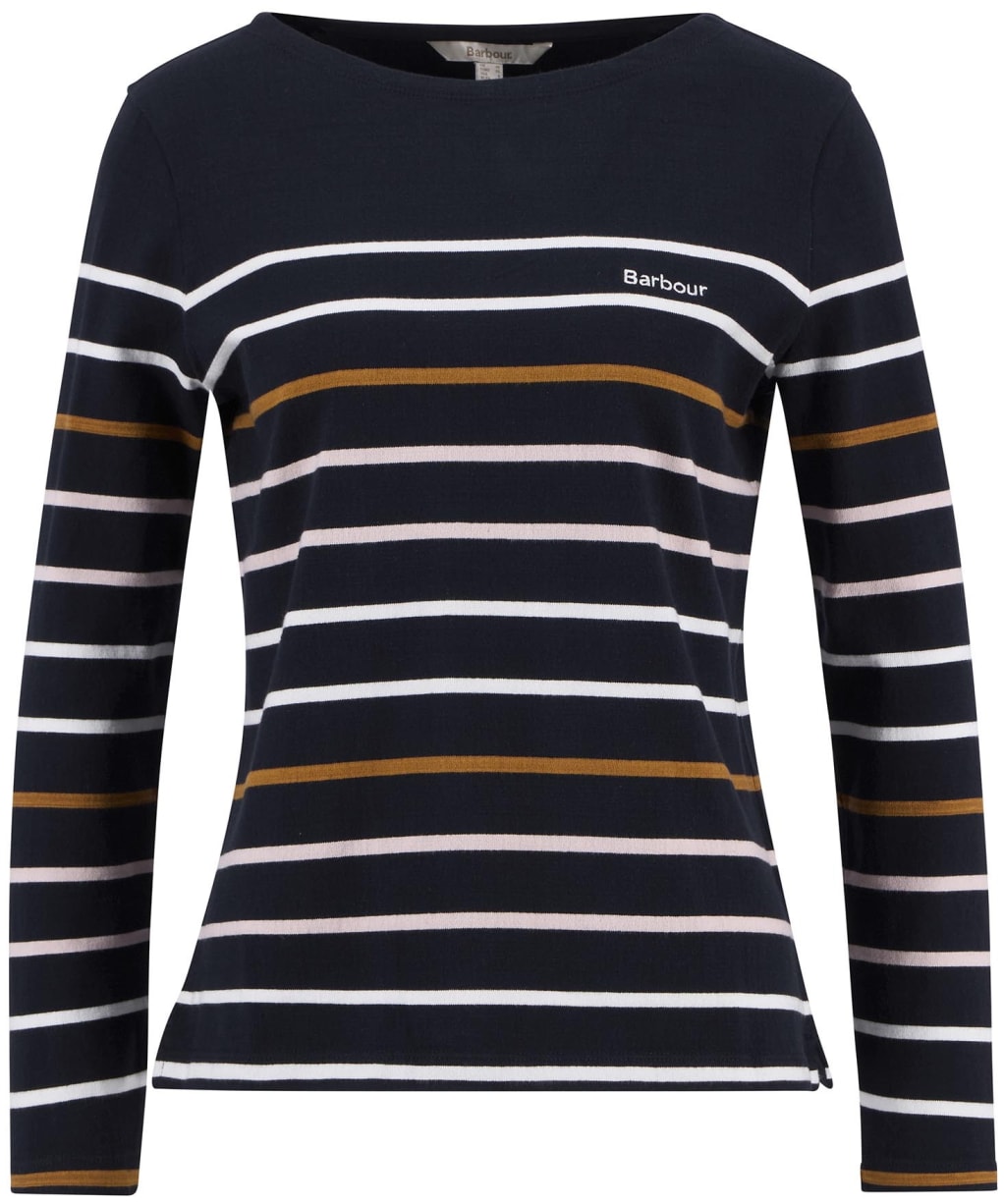 Women's Barbour Hawkins Top - NAvy Stripe 3