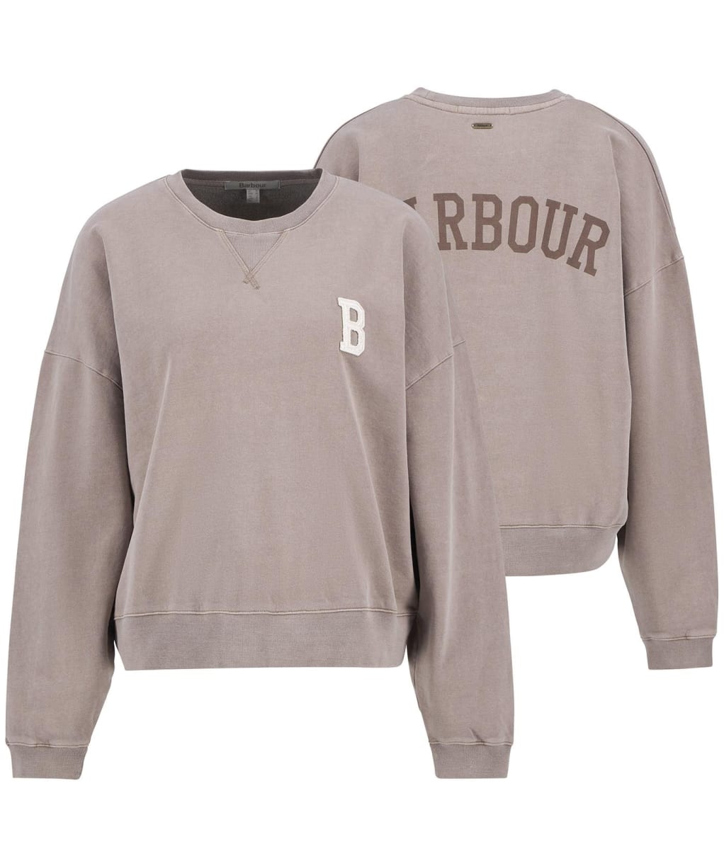 Women's Barbour Elisha Sweatshirt - Military Brown