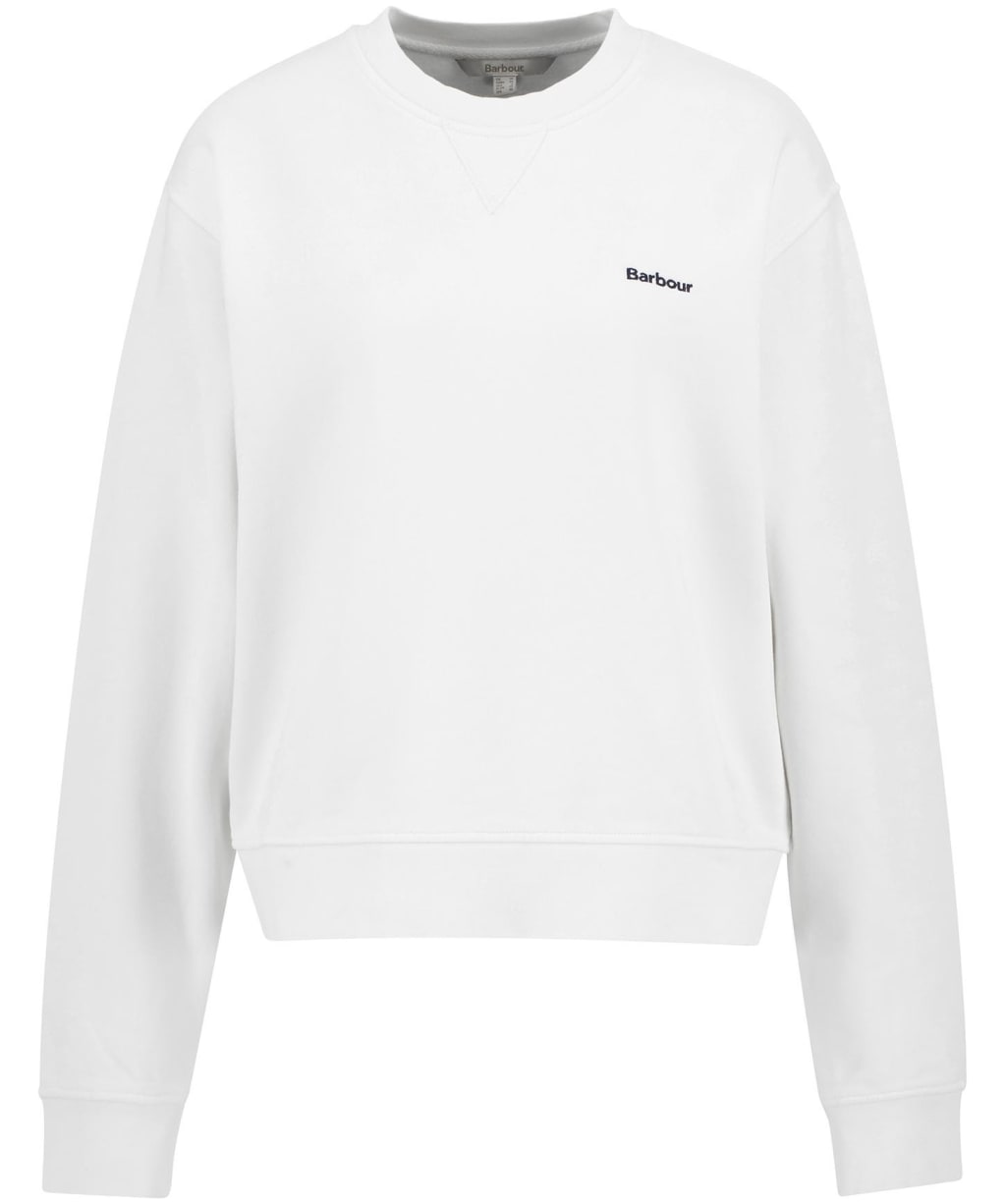 Women's Barbour Bede Oversized Crew Sweatshirt - Cloud