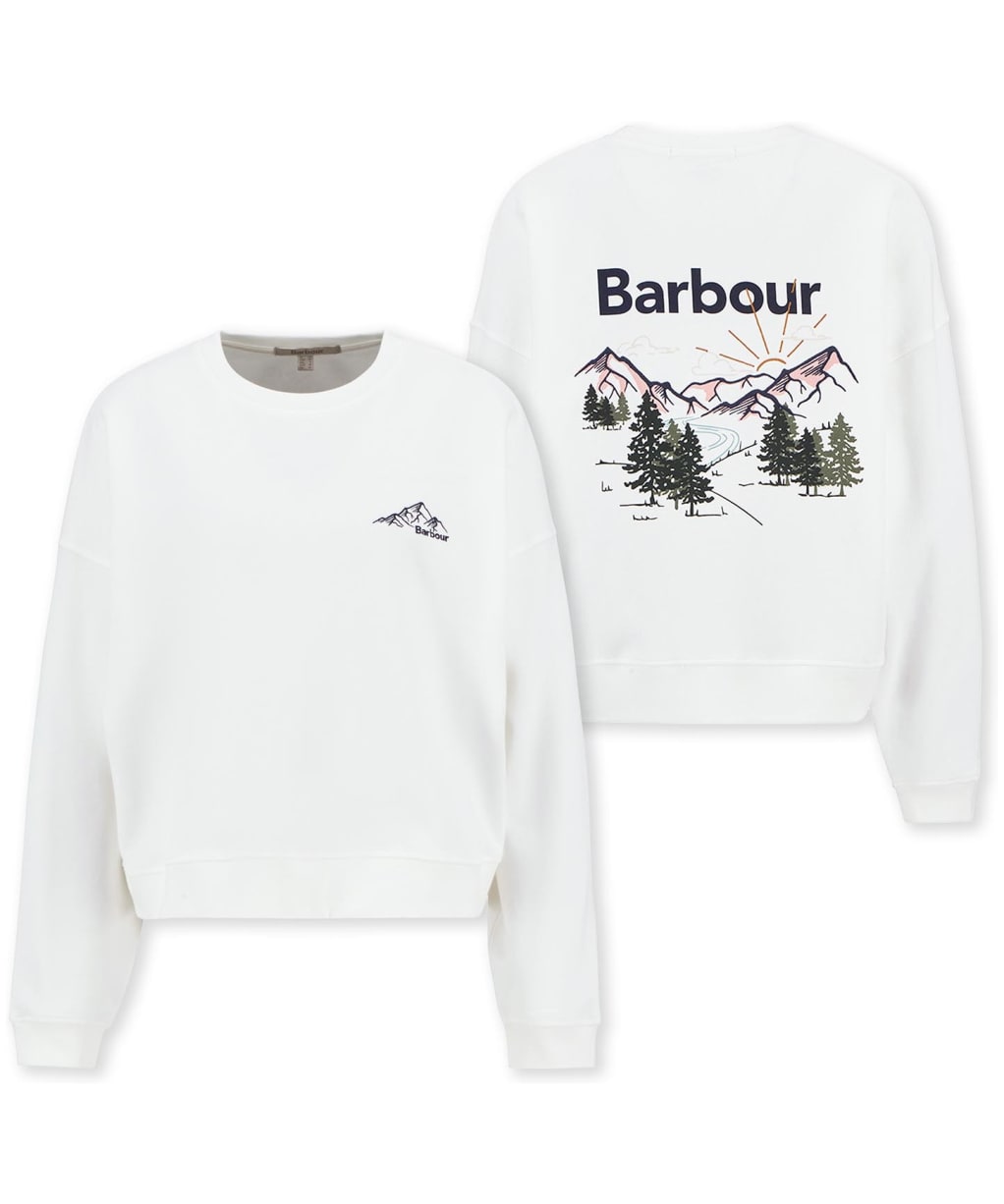 Women's Barbour Harper Sweatshirt - Cloud