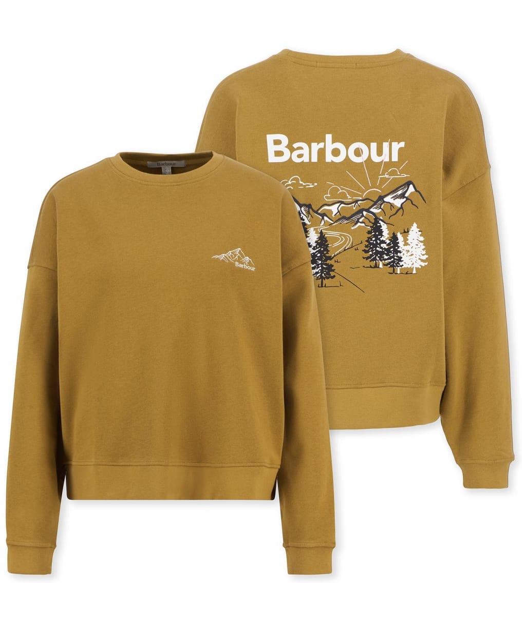 Women's Barbour Harper Sweatshirt - Mustard