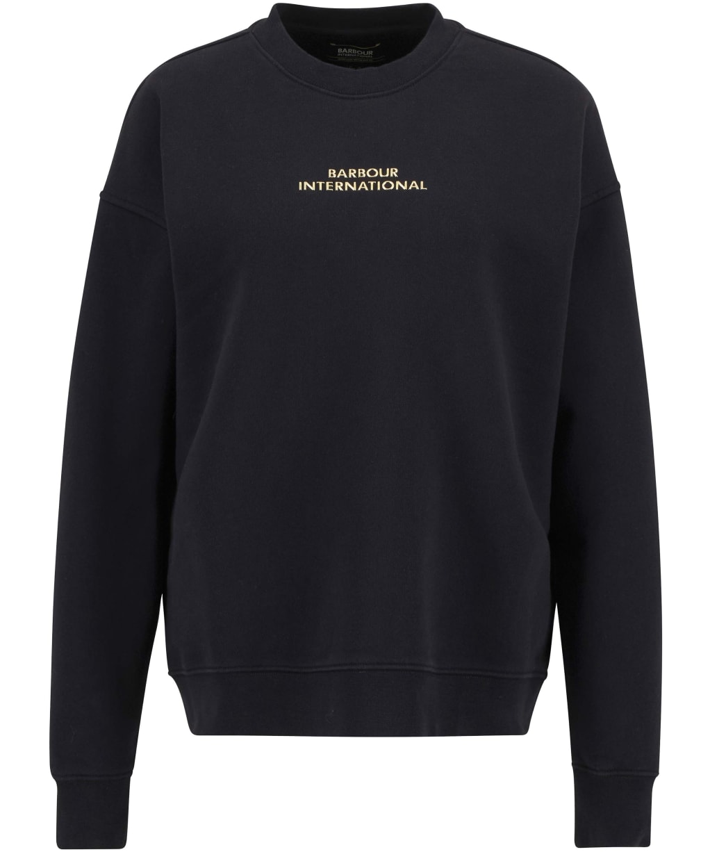 Women's Barbour International Kaia Sweatshirt - Black