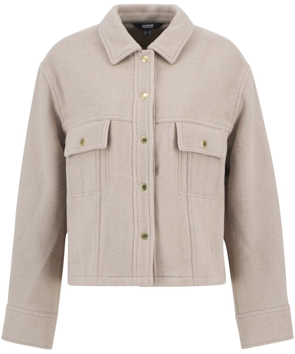 Women's Barbour International Chloe Overshirt - Oat