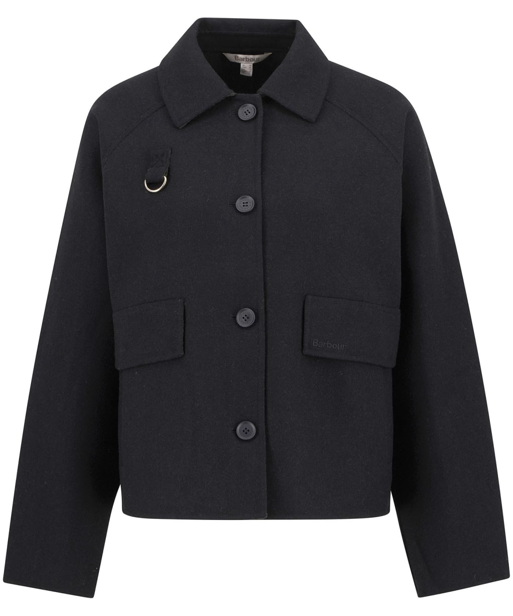 Women's Barbour Leonie Overshirt - Black