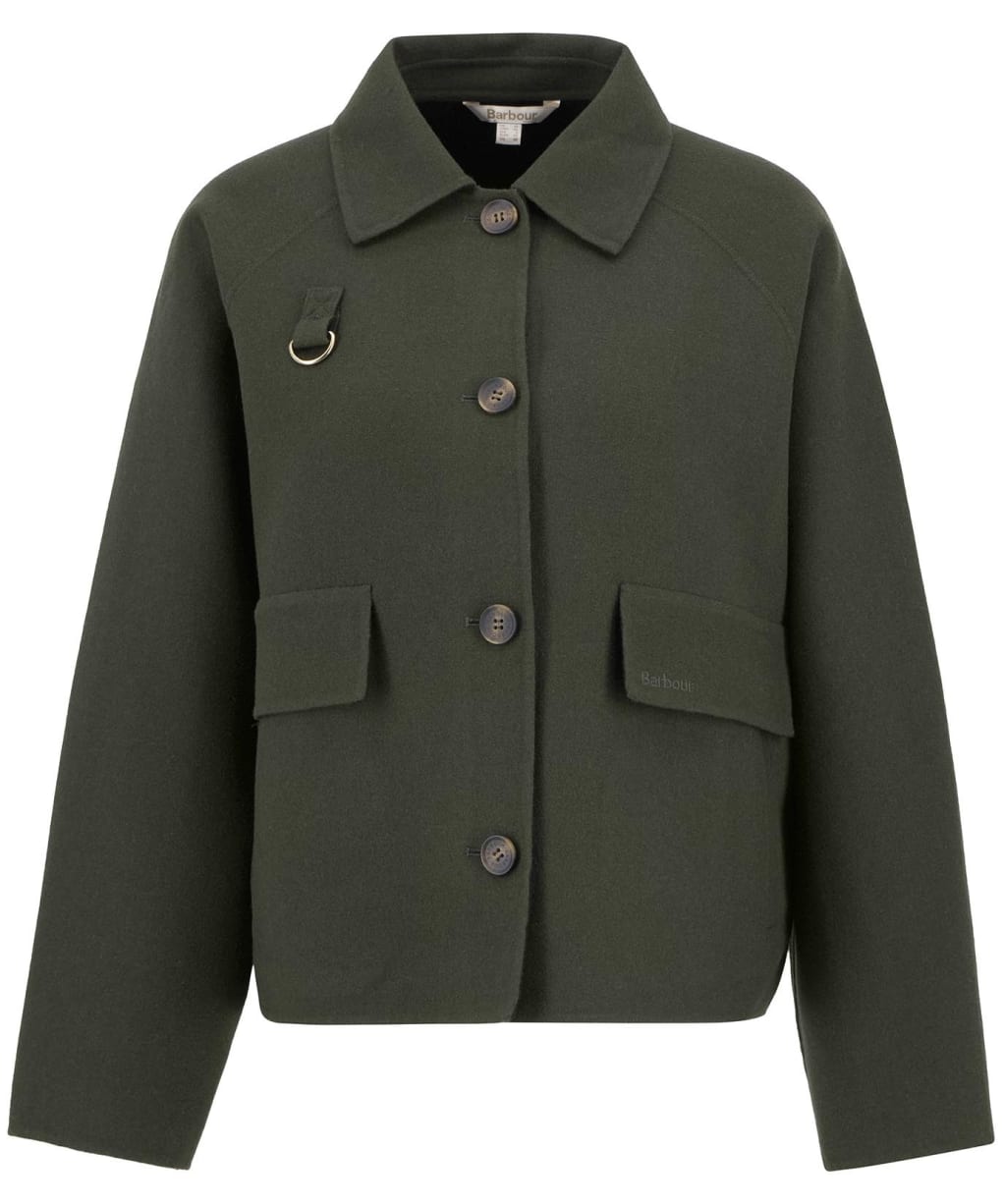 Women's Barbour Leonie Overshirt - Olive