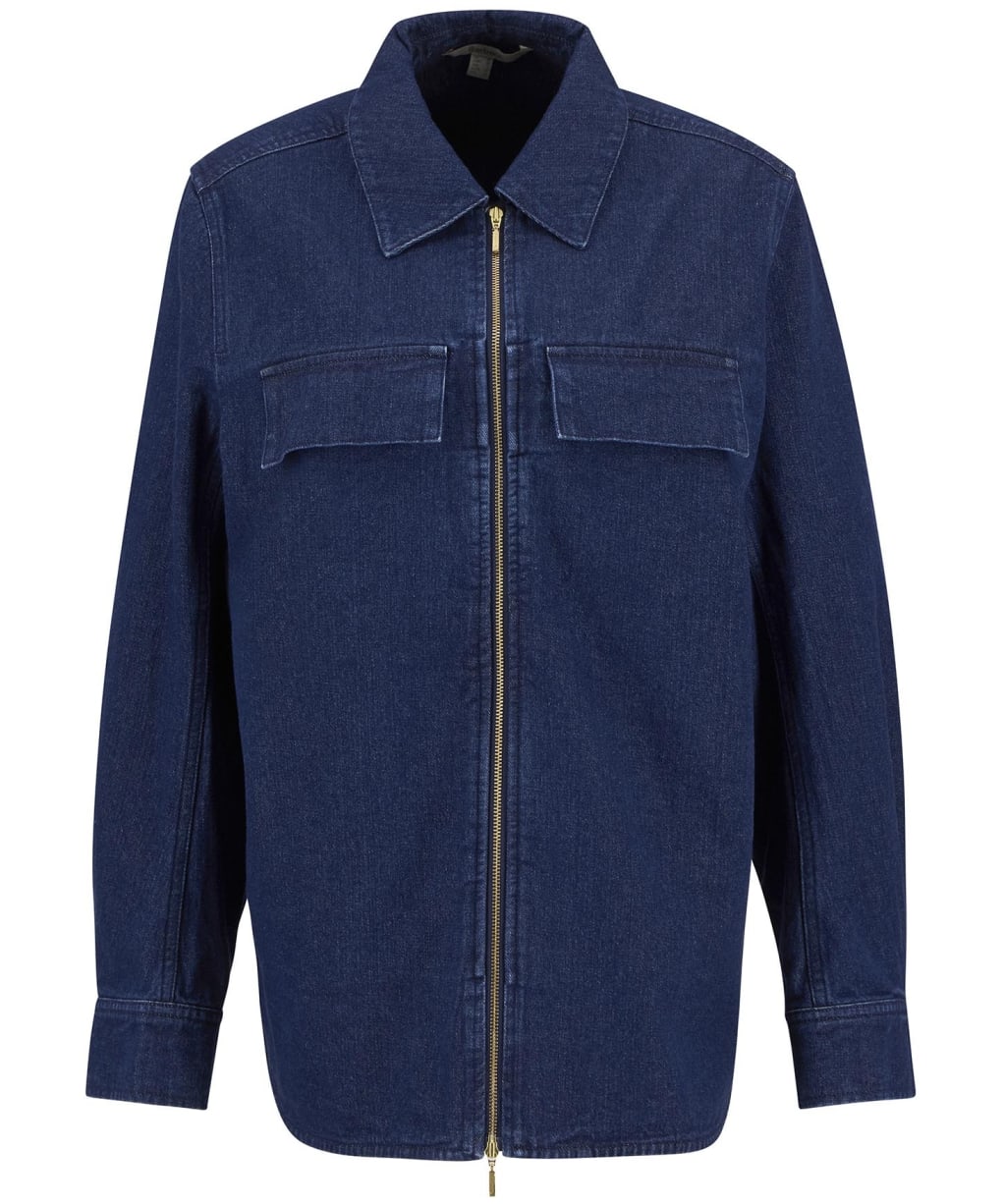 Women's Barbour Arla Denim Overshirt - Rinse Wash Denim