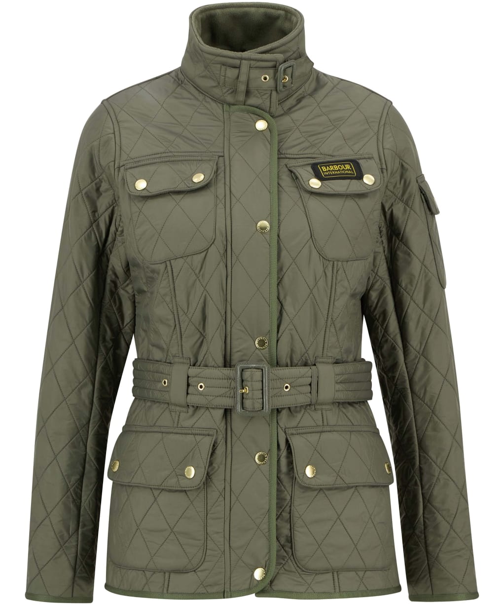 Women's Barbour International Polarquilt - Dusky Khaki