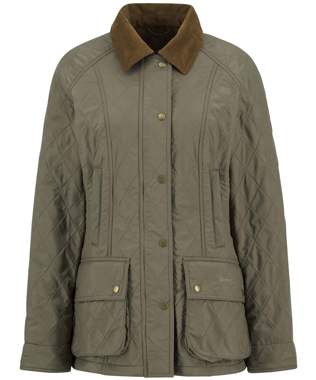 Women's Barbour Beadnell Polarquilt - Military Brown