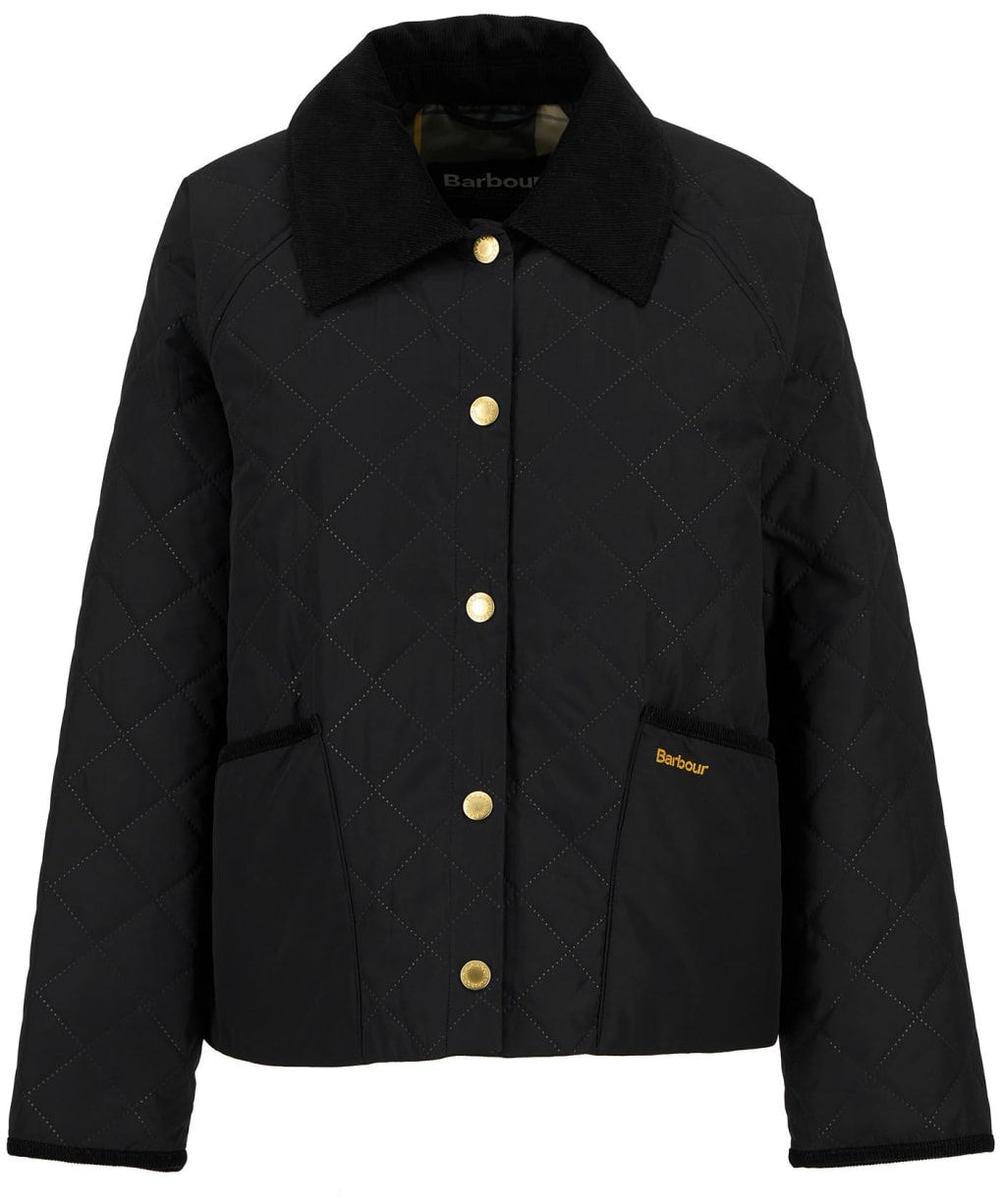 Women's Barbour Anise Quilted Jacket - Black / Ancient 