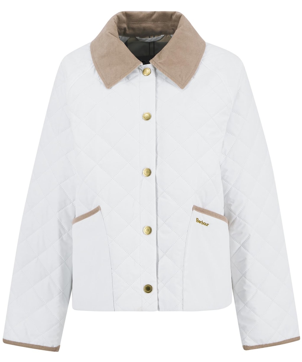 Women's Barbour Anise Quilted Jacket - LINEN WHITE/ANCI