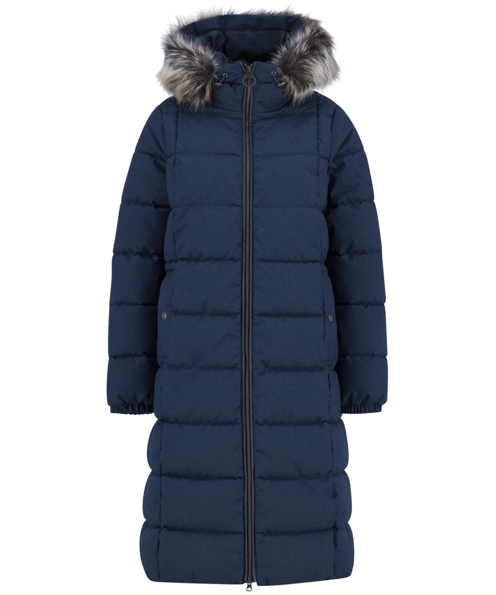 Women's Barbour Marjoram Puffer Jacket - DARK NAVY/BLACKW