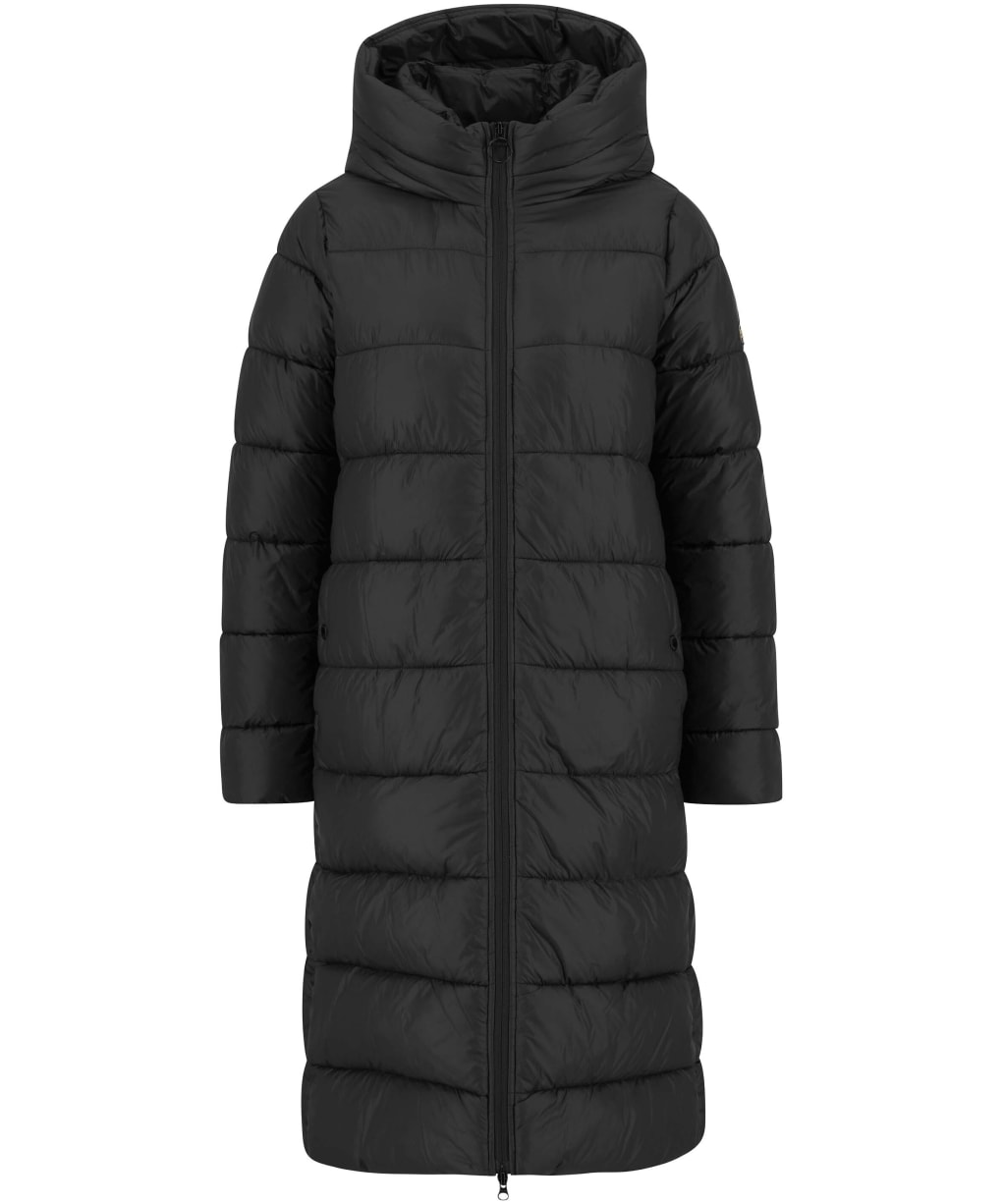 Women's Barbour International Longline Olivios Puffer Jacket - Black