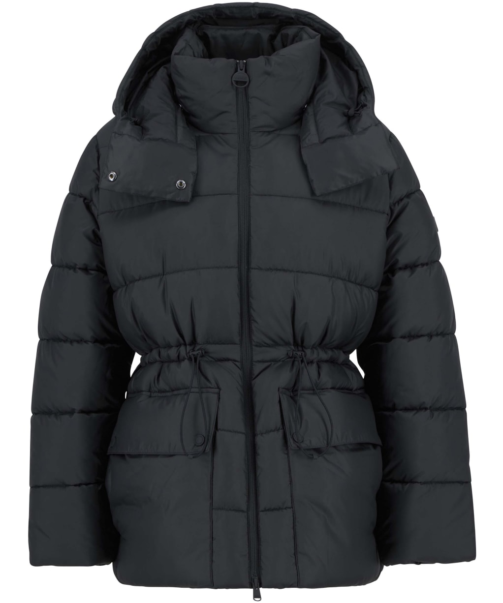 Women's Barbour International Lisbon Puffer Jacket - Black