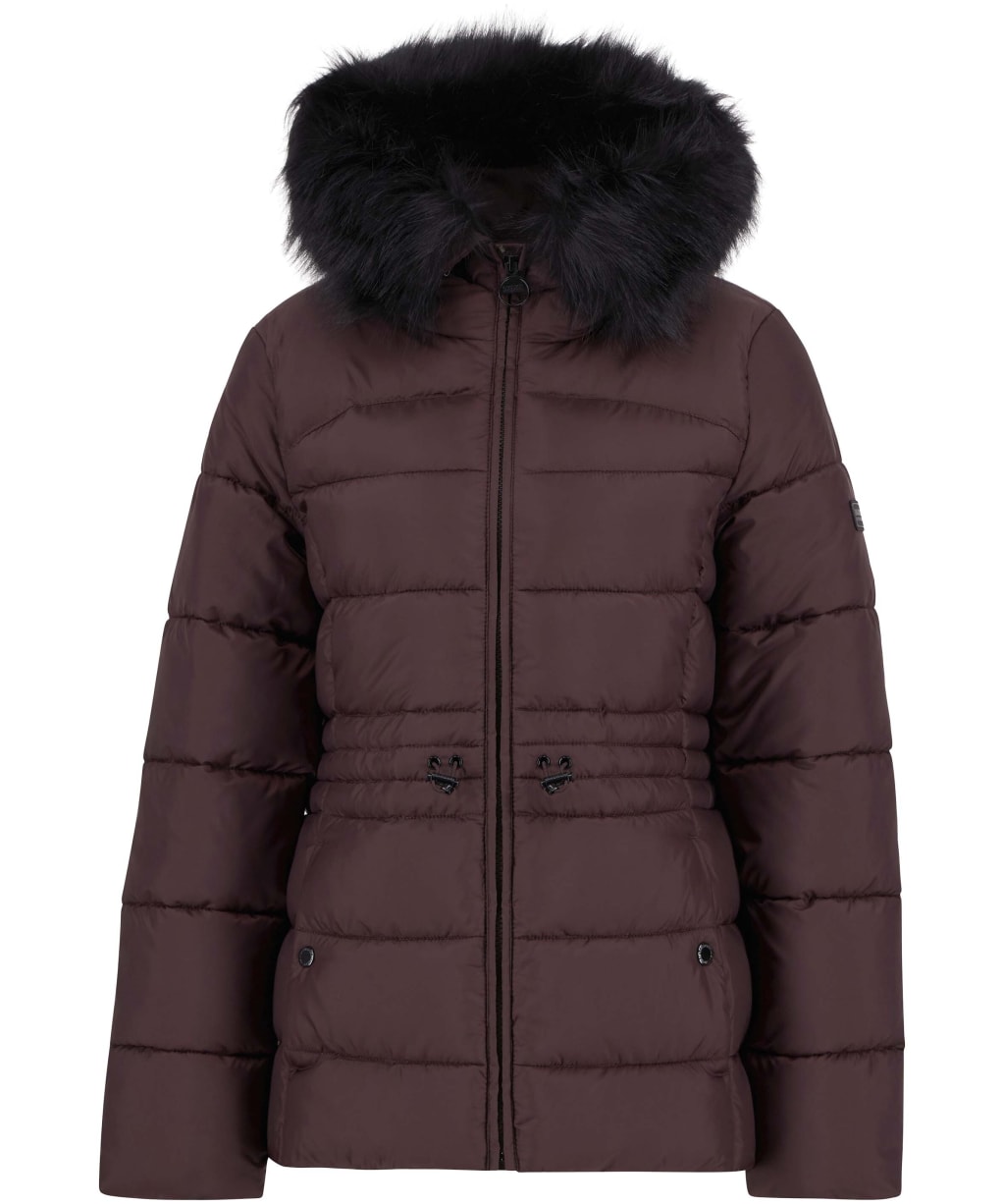 Women's Barbour International Cher Puffer Jacket - Red Velvet