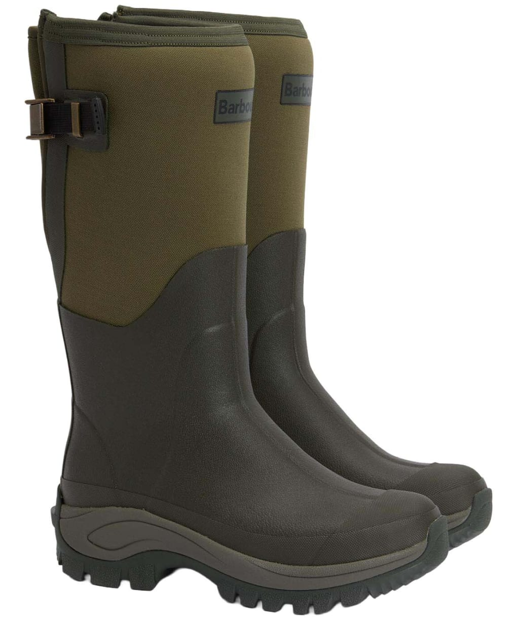 Women's Barbour Tynedale Tall Wellingtons - Olive