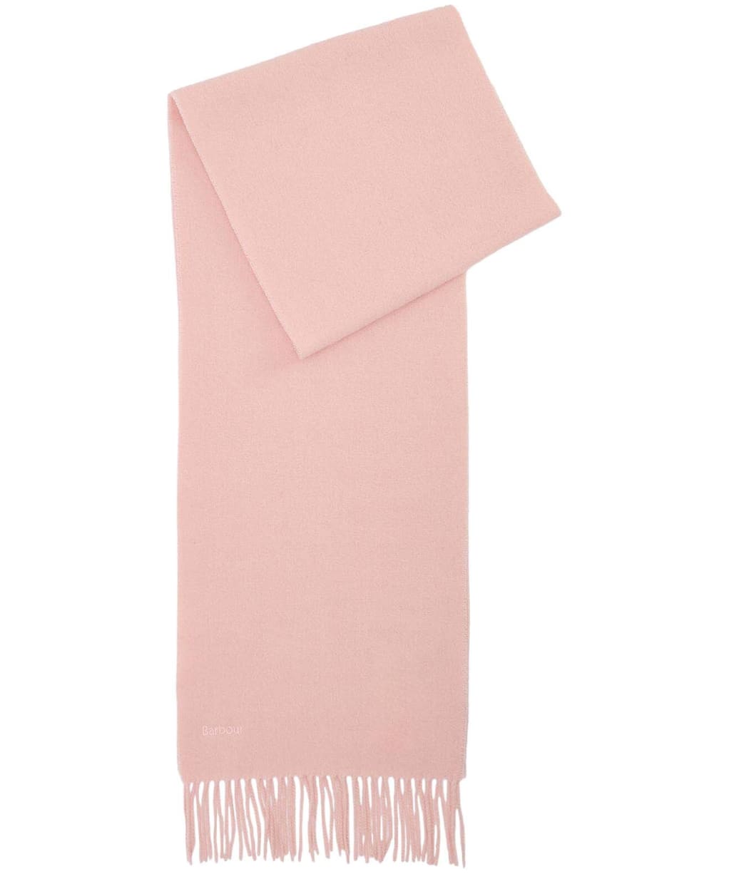 Women's Barbour Lambswool Woven Scarf - Pink Blush
