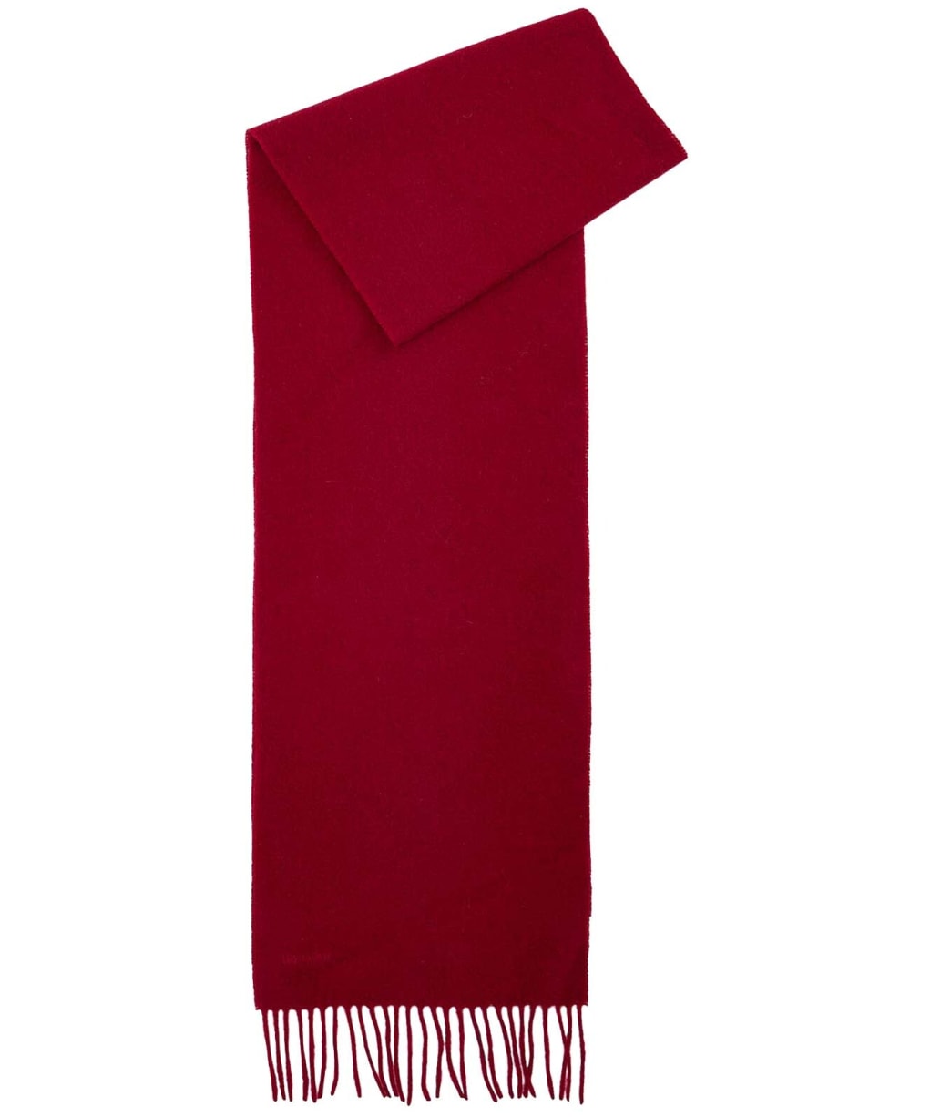 Women's Barbour Lambswool Woven Scarf - Wine