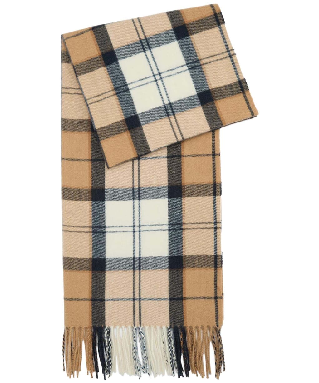 Women's Barbour Hailes Tartan Scarf - Hessian Navy