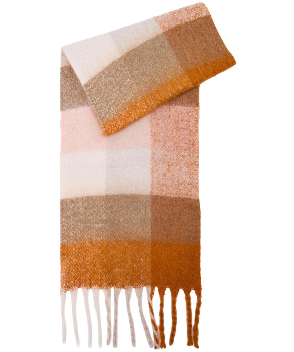 Women's Barbour Marie Scarf - Mustard Check