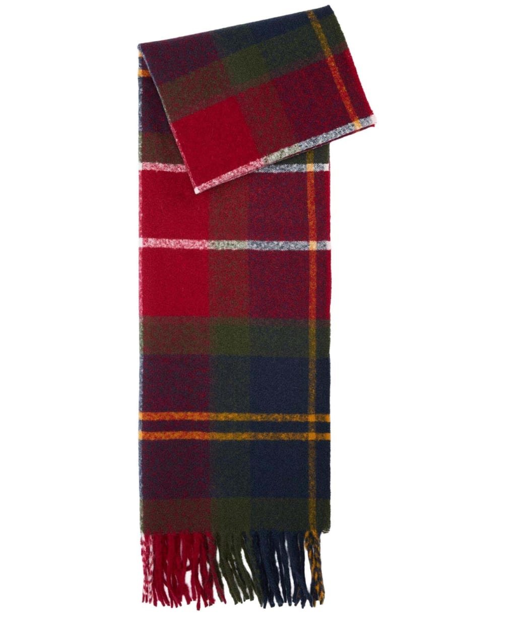 Women's Barbour Deanna Tartan Scarf - Winterberry Tartan