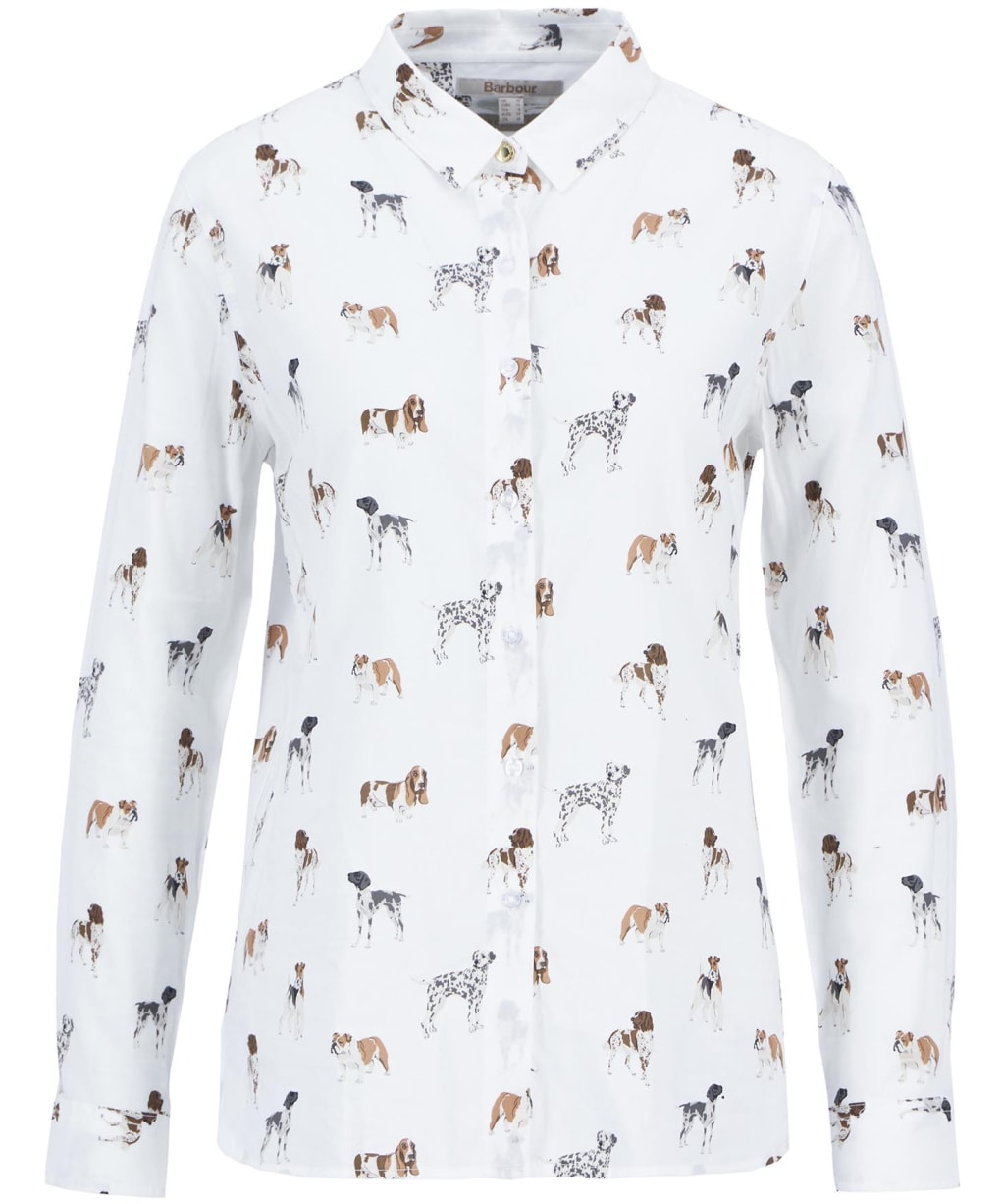 Women’s Barbour Safari Shirt - DOG PRINT2