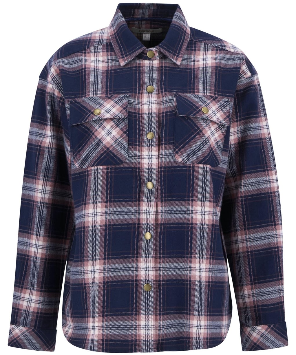 Women's Barbour Highfield Check Shirt - MULTI CHECK NAVY