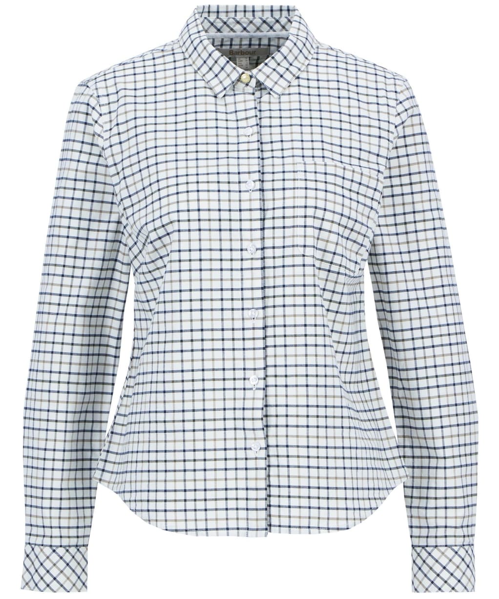 Women's Barbour Woodside Check Shirt - Navy Check