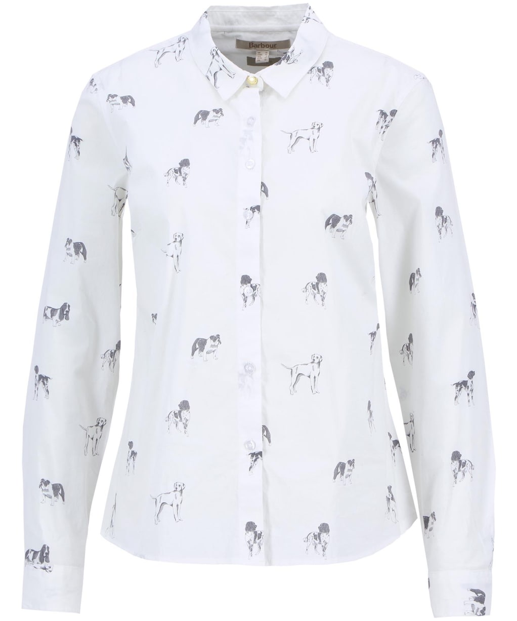 Women's Barbour Brambles Shirt - DOG PRINT2