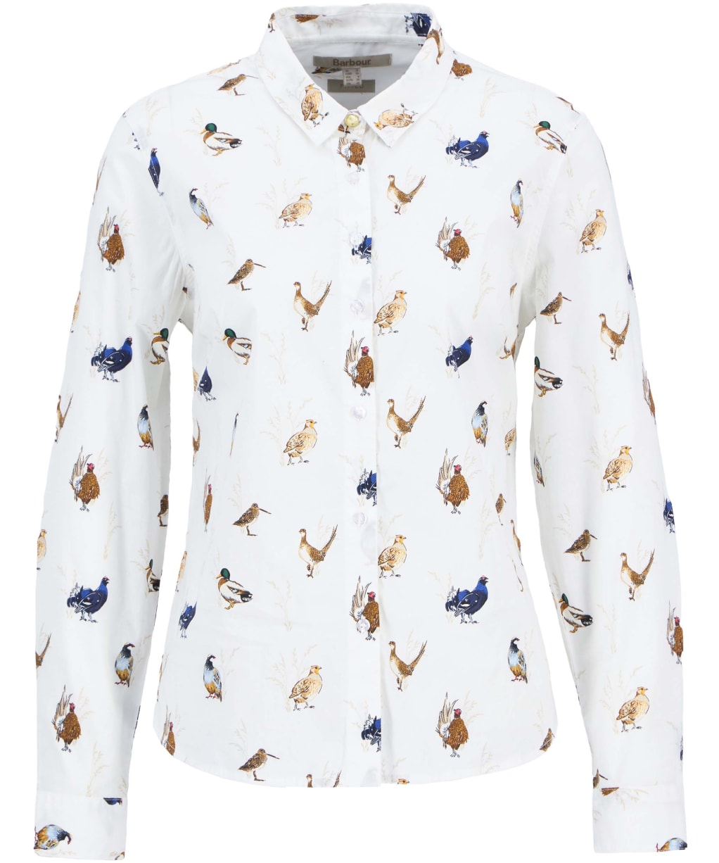 Women's Barbour Brambles Shirt - Bird Print